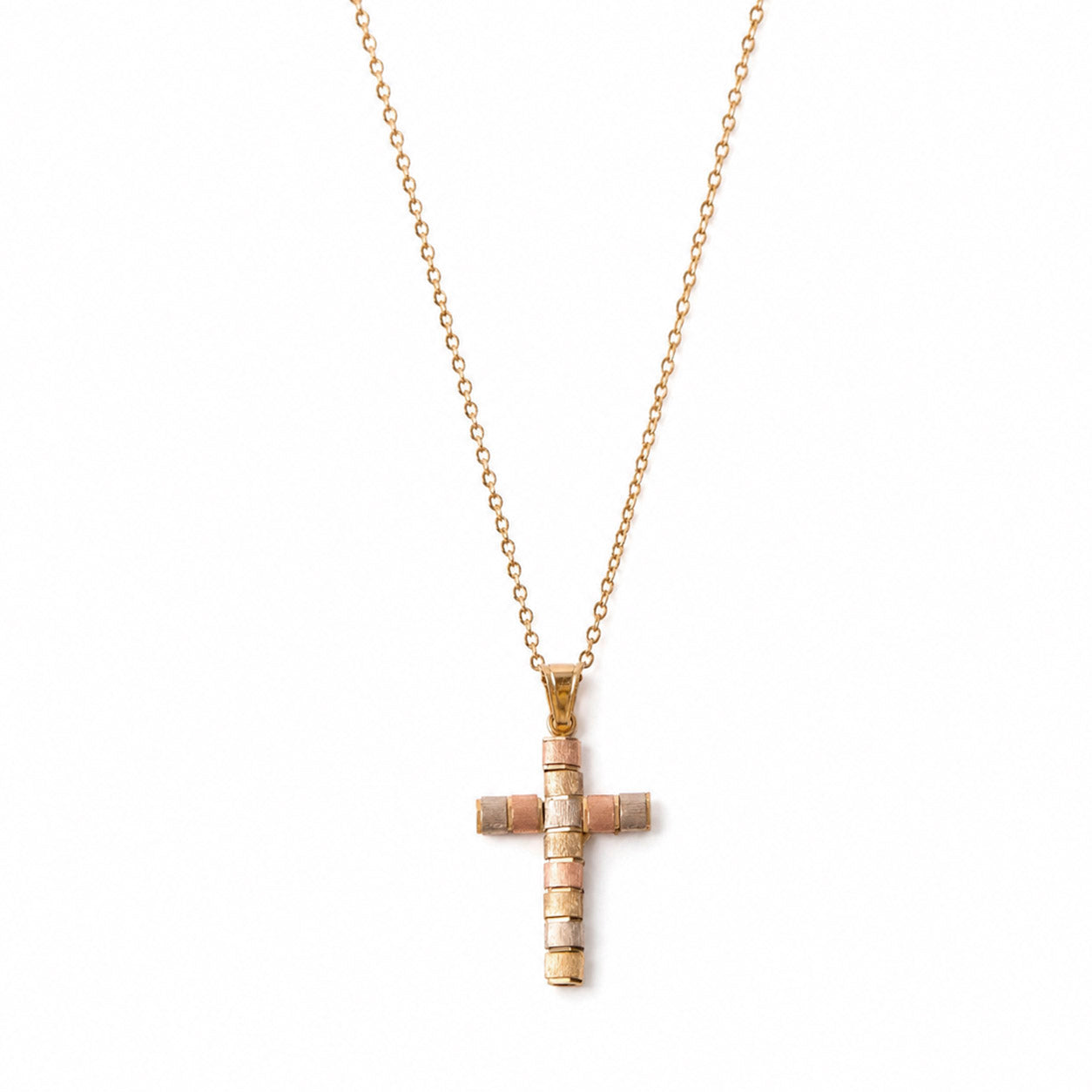 DIJE DE CRUZ EN 3 OROS DE 14K