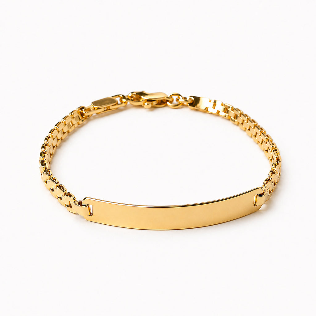 ESCLAVA MEDIANA EN ORO AMARILLO 14K