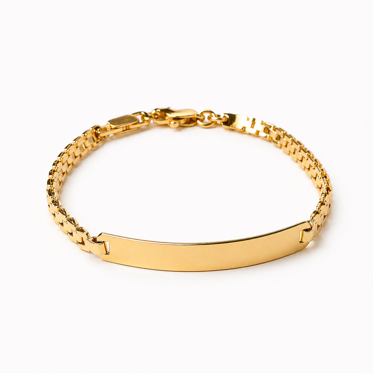 ESCLAVA MEDIANA EN ORO AMARILLO 14K