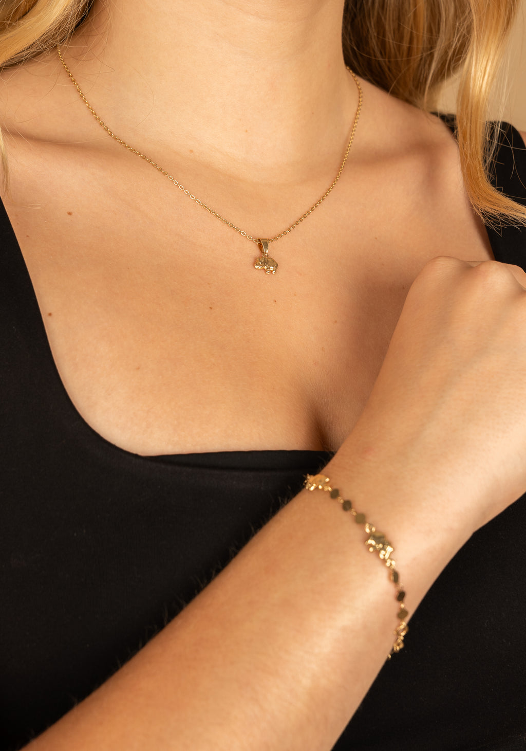 DIJE ELEFANTITO EN ORO AMARILLO 14K