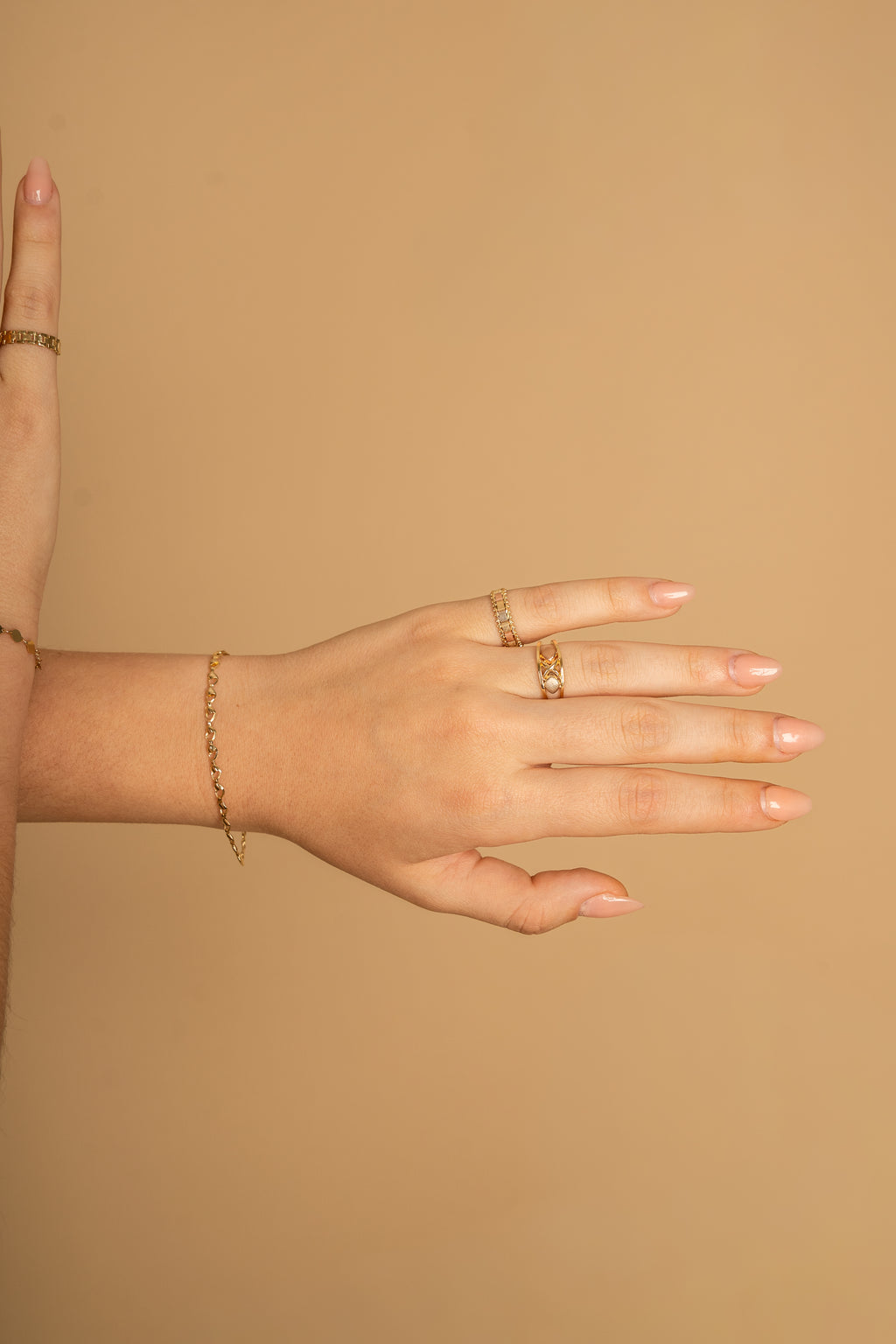 ANILLO ROMBOS EN ORO AMARILLO 14K