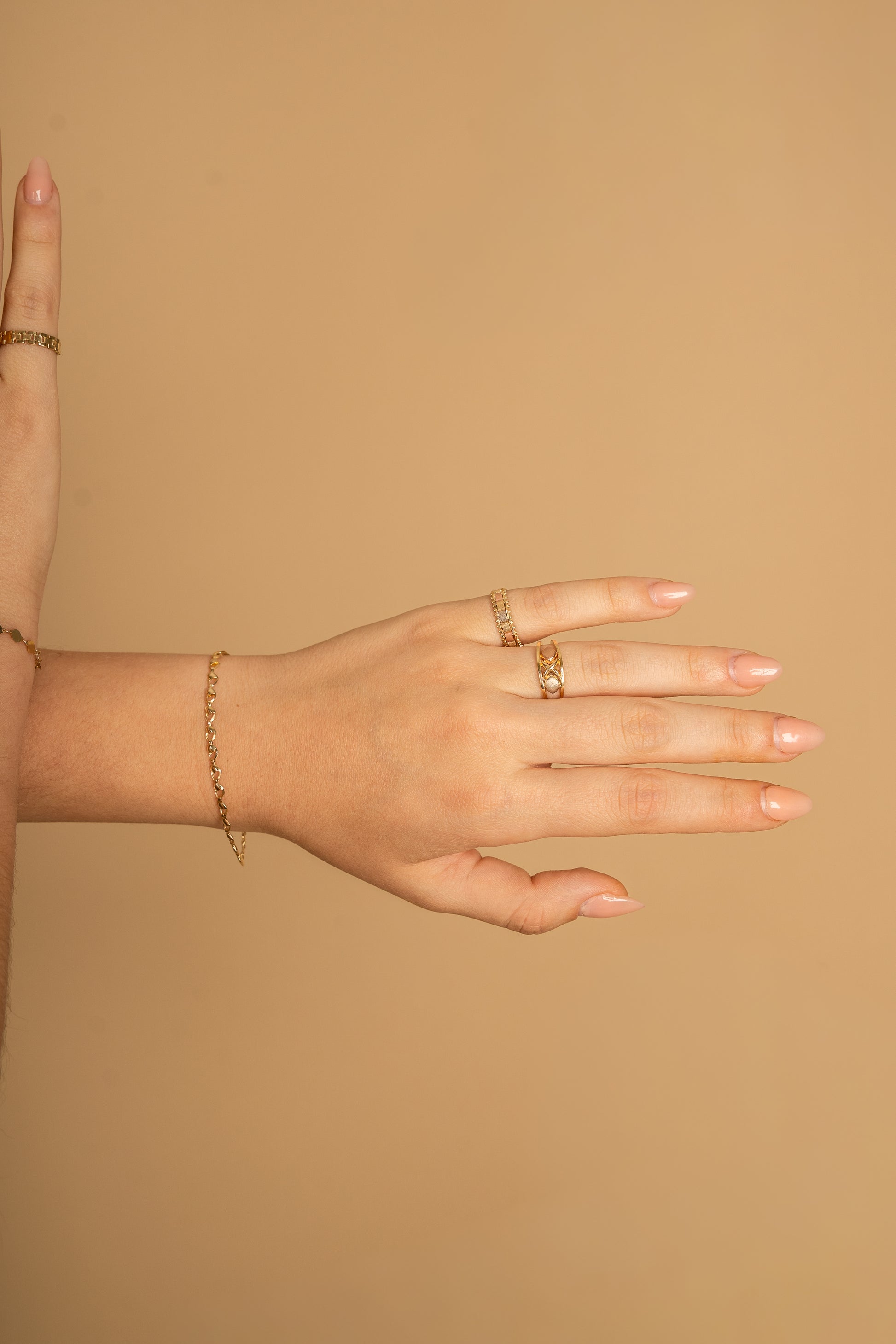 ANILLO ROMBOS EN ORO AMARILLO 14K